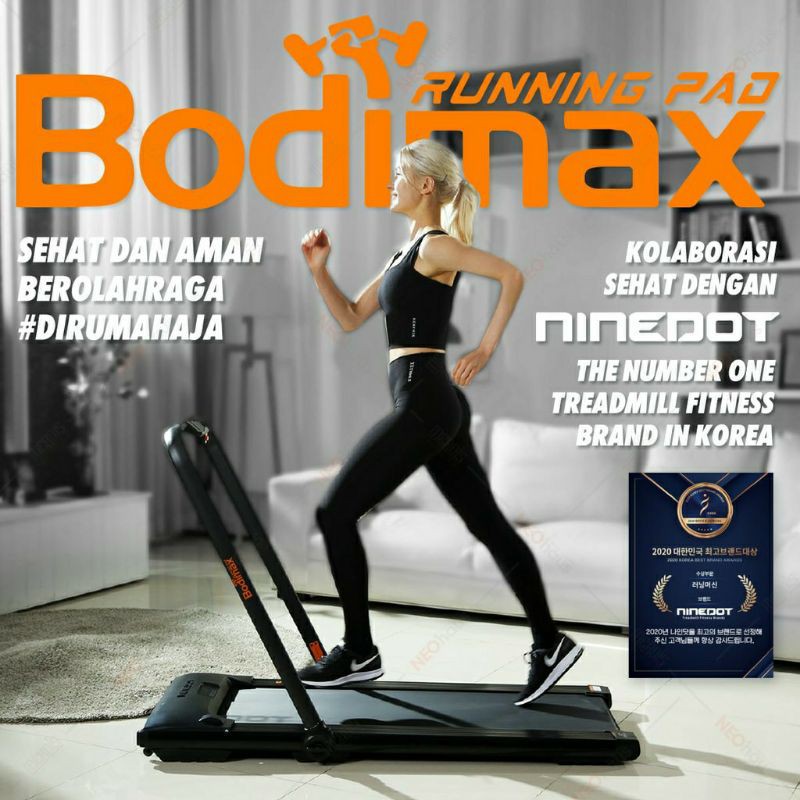 Tredmil Ninedot bodimax Runningpad FREE ONGKIR JABODETABEK DAN JAWA BARAT Treadmil by Bodimax Ninedo