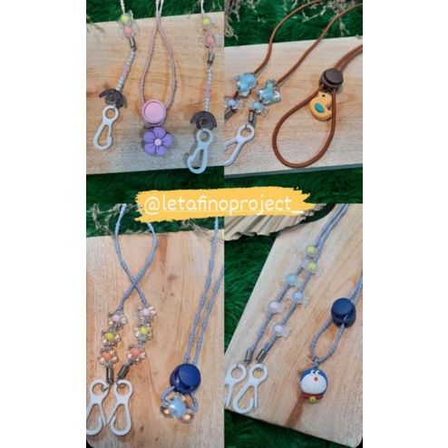 Strap Masker Hijab | Strap Masker 2 in 1 Rantai | Gantungan Masker