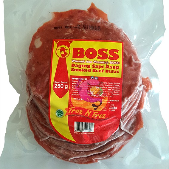 

BOSS Smoked Beef Bulat 250 Gram (11 Pcs)