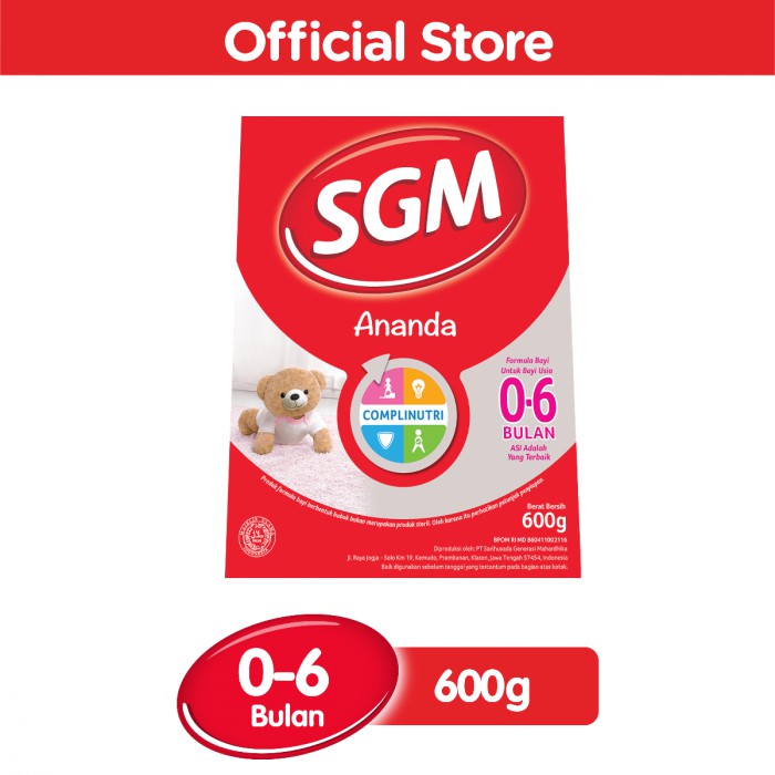 SGM ANANDA 0-6 600 GR