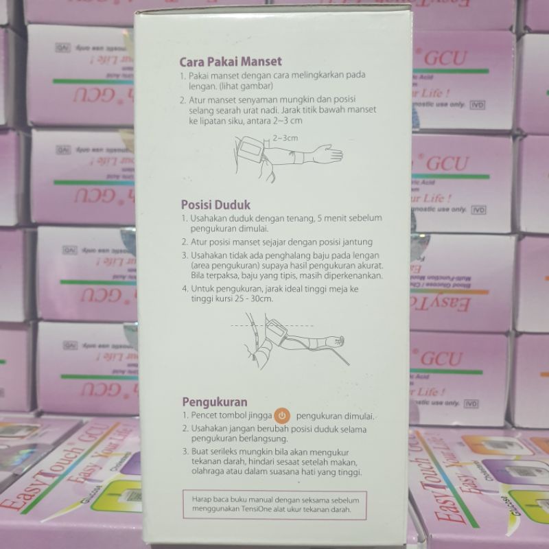 Tensimeter Digital Dengan Suara TensiOne 1A OneMed + Adaptor Alat Tensi Darah Digital Alat Ukur Tensi
