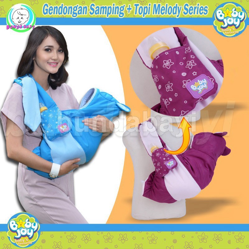 Gendongan Bayi Samping Topi Melody Series merk Baby Joy