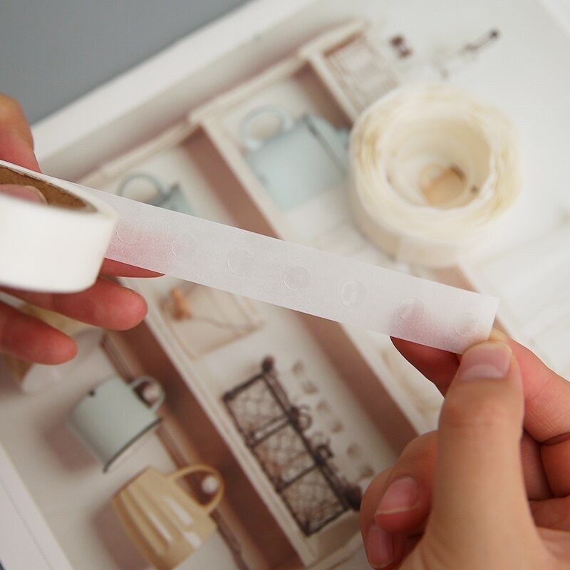 

Lem Glue Perekat 100 Pcs/ Roll Solatip Transparan Lengket Tahan Lama