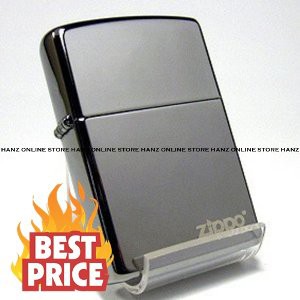 ZIPPO BLACK ICE   KOREK API ZIPPO HITAM SILVER KILAT Termurah