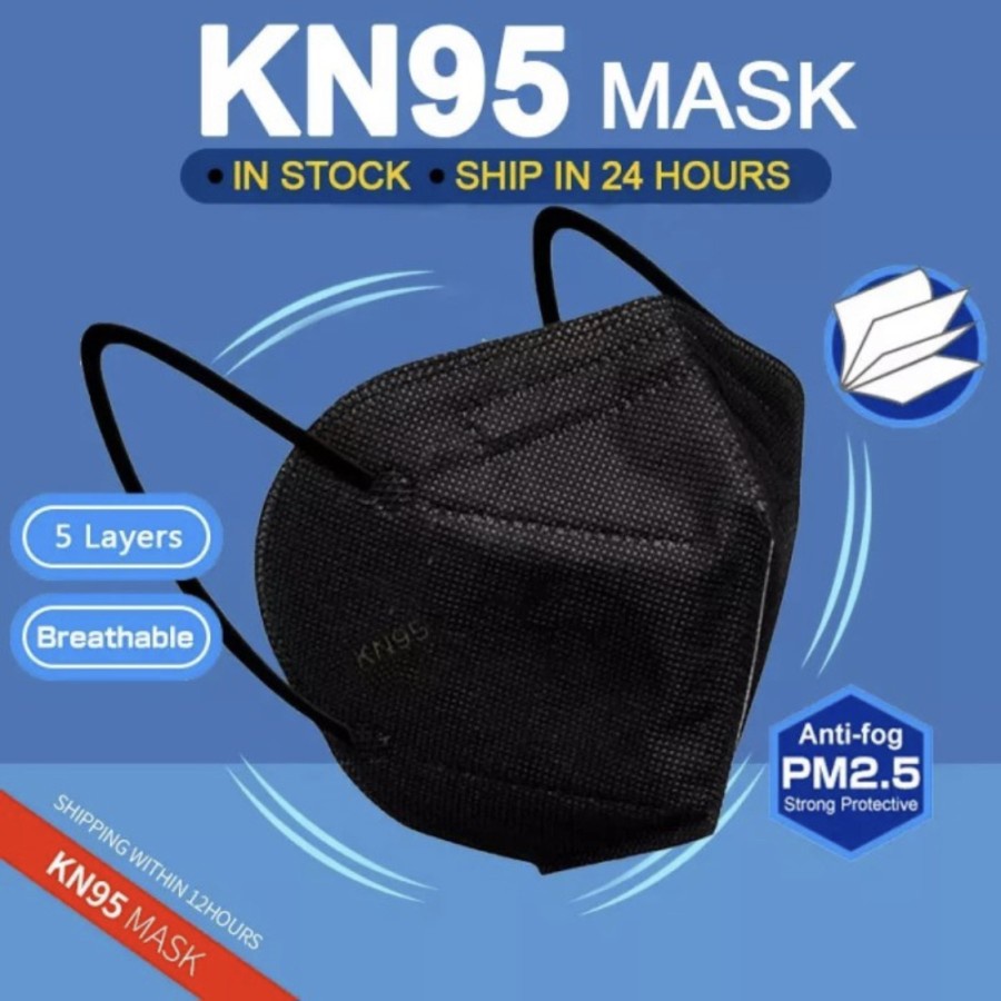 Masker KN95 Hitam Masker KN95 Hitam I-Care