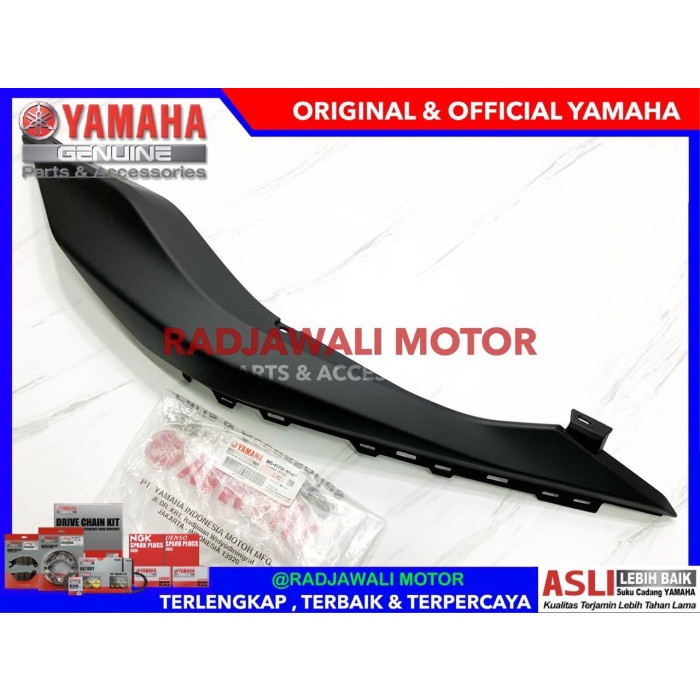 COVER BODY KANAN AEROX 155 HITAM DOFF ASLI ORIGINAL YAMAHA