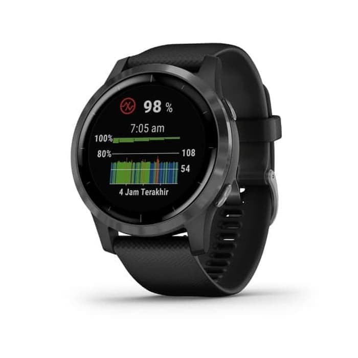 Garmin Vivoactive 4 GPS Wi-Fi Shadow Black SEA - Garansi TAM 2 Tahun