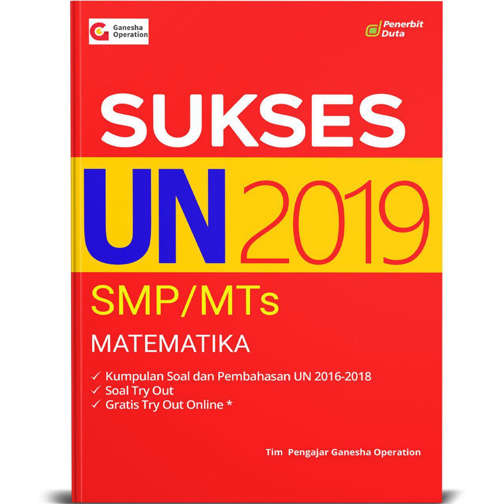 Sukses Un 2019 Smp Mts Matematika Shopee Indonesia