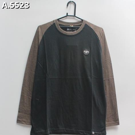Kaos Ripcurl - Raglan Lengan Panjang A-5523 Distro Pria | Kaos Keren | Kaos Murah | Grosir Kaos