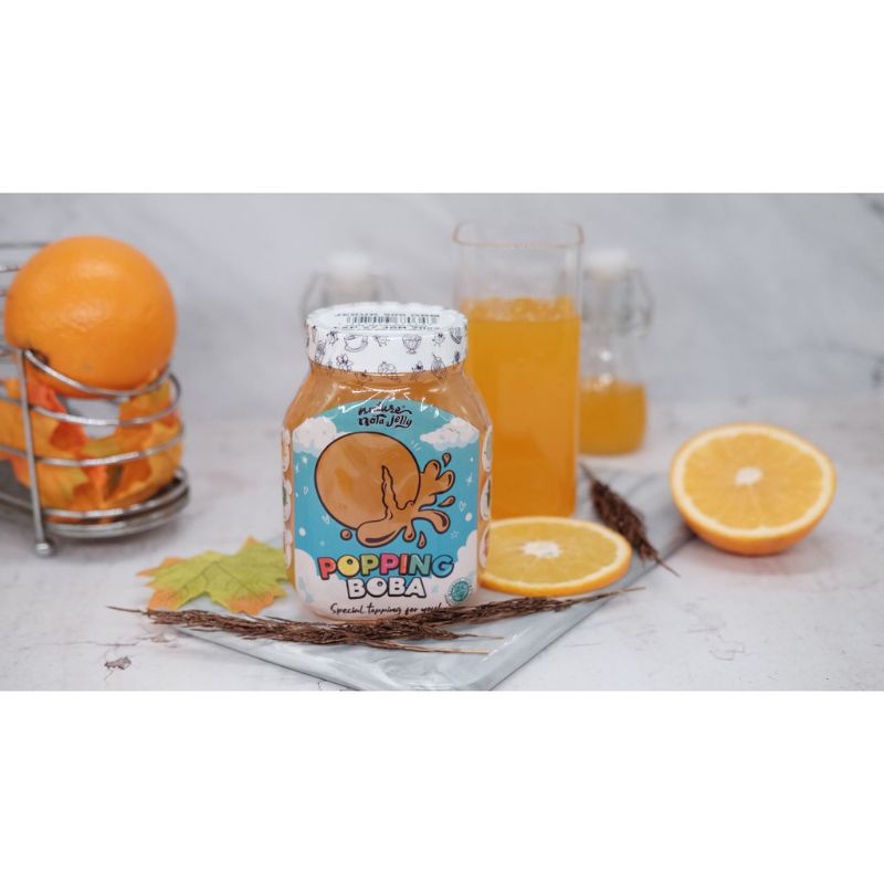 

Popping Boba meletup Rasa Jeruk