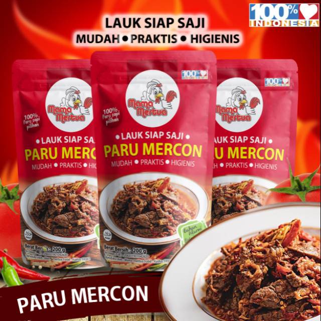 

Mama mertua food - paru mercon