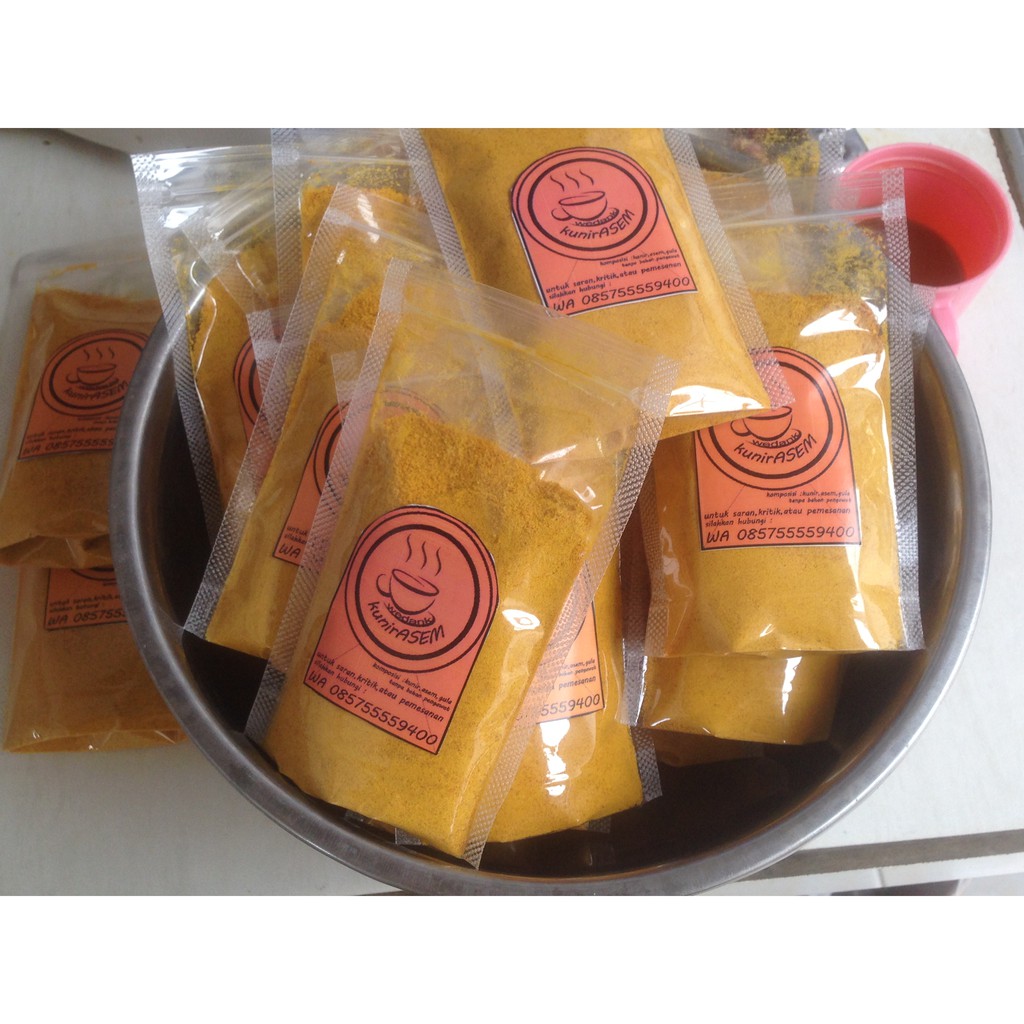 

serbuk kunir asem