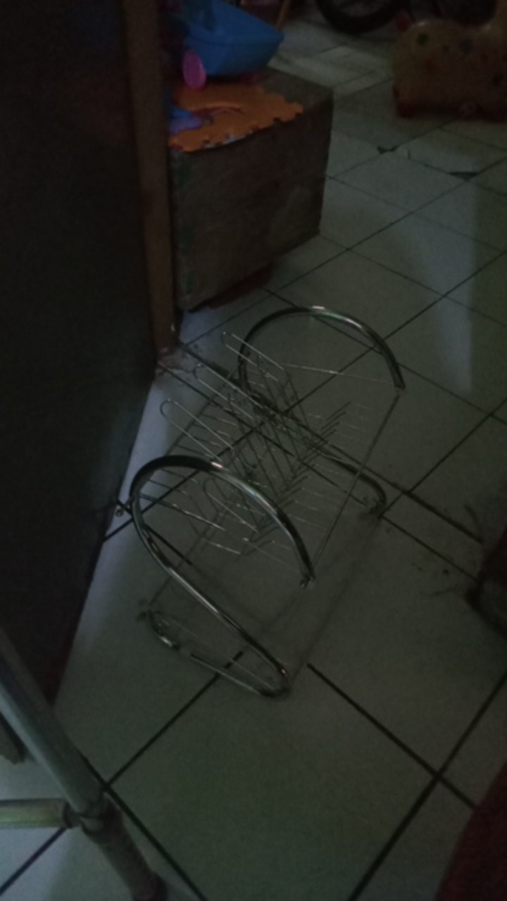 Rak Piring Stainless 2 Susun Murah Peralatan Dapur Tingkat