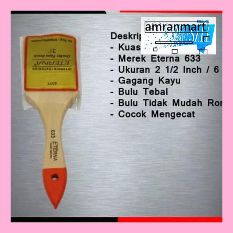 

Modmman33 Kuas Cat 2.5" 2,5" Eterna 633 Paint Brush Koas M4Nnzr1L