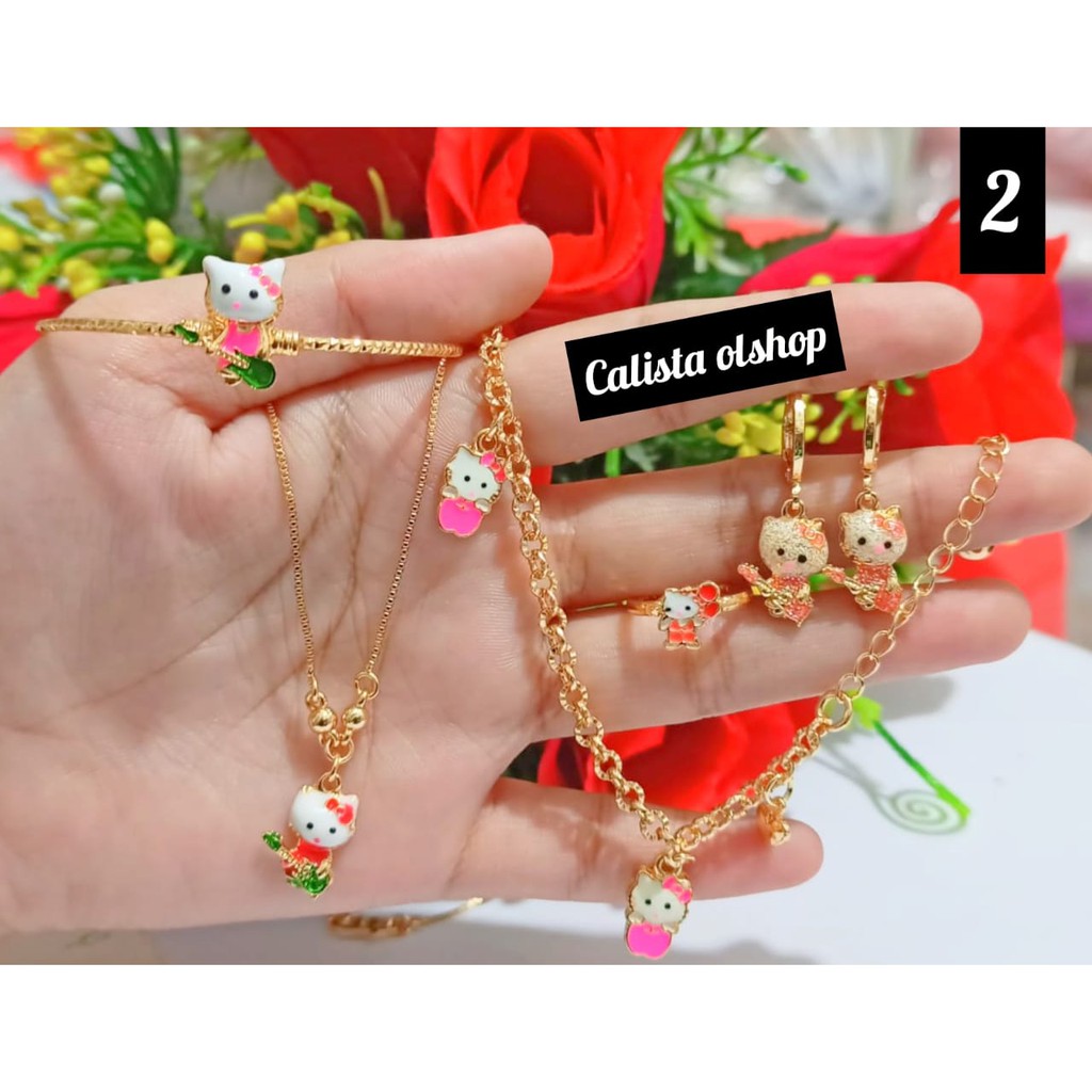 Set Anak Fleksibel free gelang kaki mewah (COD)