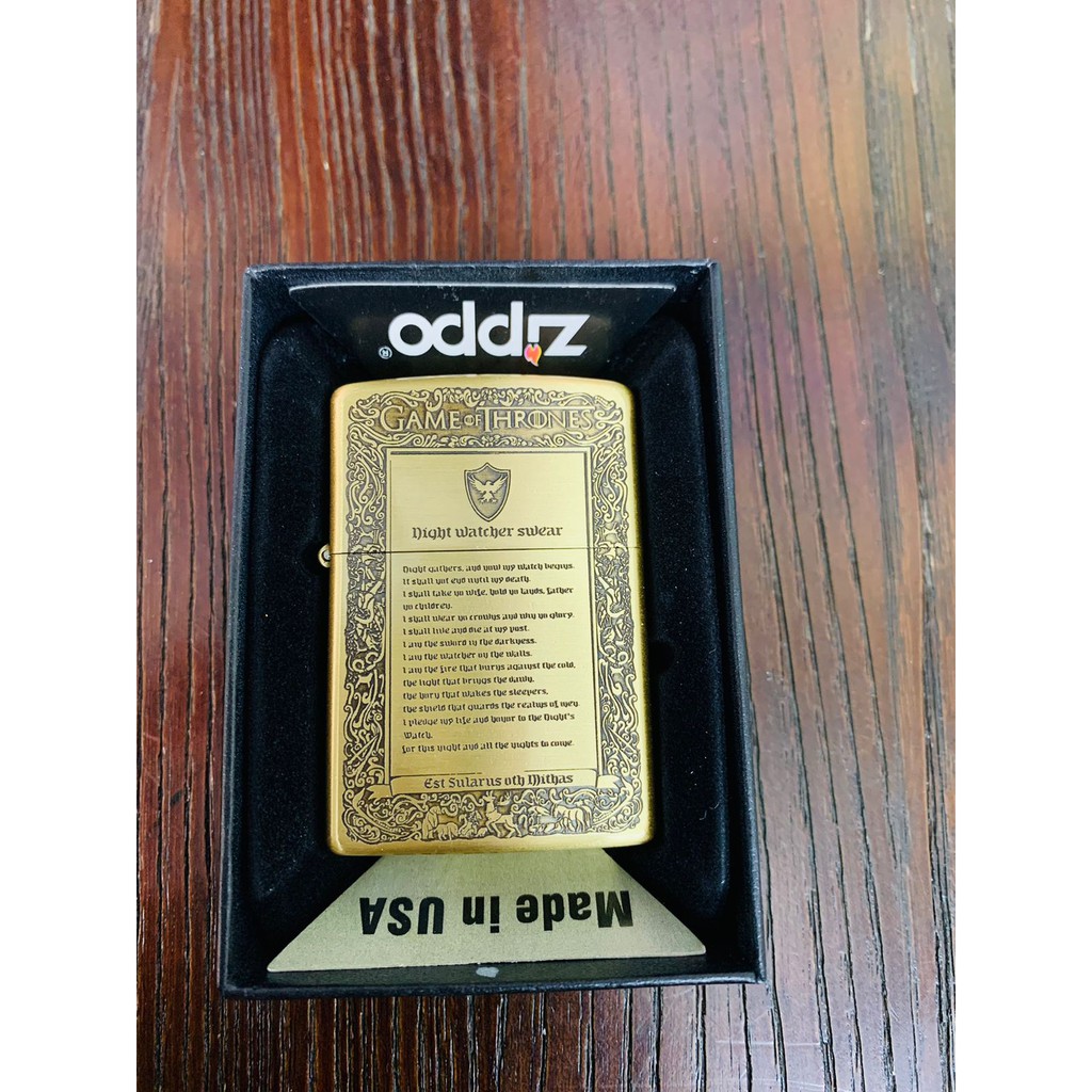 Korek Api Zippo Mancis Super Grade A Super Grade Premium Gold Motif Karakter MANCIS ZIPPO
