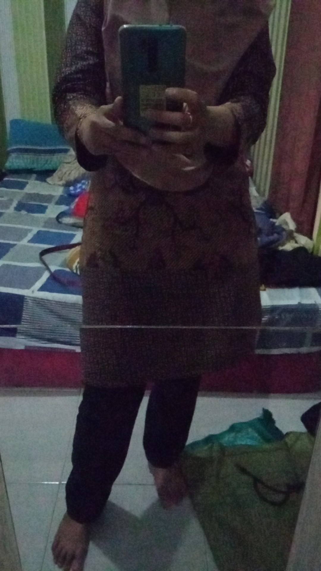 Dress Batik Wanita S M L Xl Xxl Jumbo