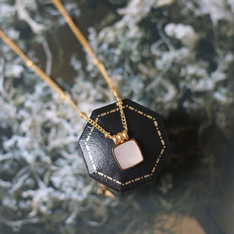 [ Bayar Ditempat ] Kalung Titanium Original Rantai Rose Gold 45 Cm / Accesories Wanita Kalung Lapis Emas 18K Rose Gold / Kalung Titanium Import