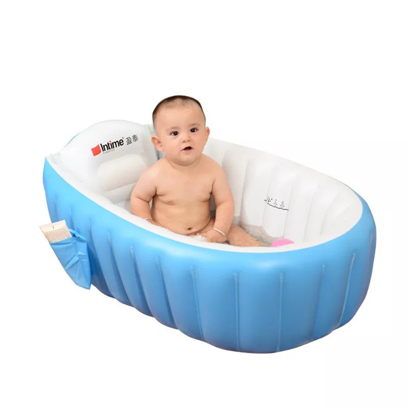 (1KG) BABY BATH TUB / KOLAM BAYI GRATIS POMPA KUNING / BABY BATH INTIME / TEMPAT MANDI BAYI - SHENAR