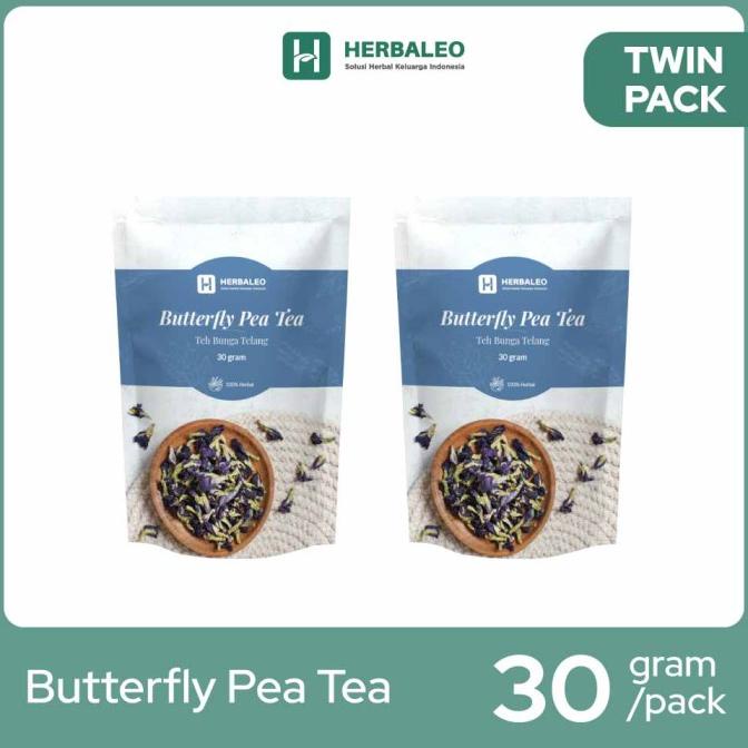 

BEST SALES TWINPACK - HERBALEO BUTTERFLY PEA TEA 30 GR ( TEH BUNGA TELANG ) SALE