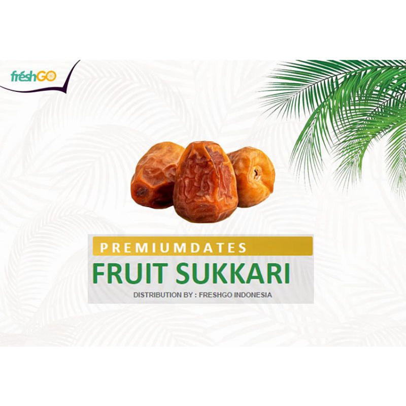 

Original kurma Sukkari alqassim buah segar