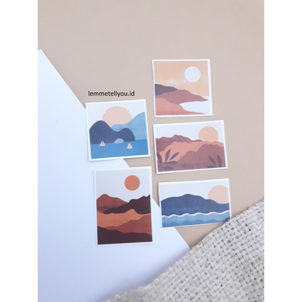 

STICKER-Sticker - Aesthetic HANDMADE Lucu AESTHETIC VIEW Edition Satuan