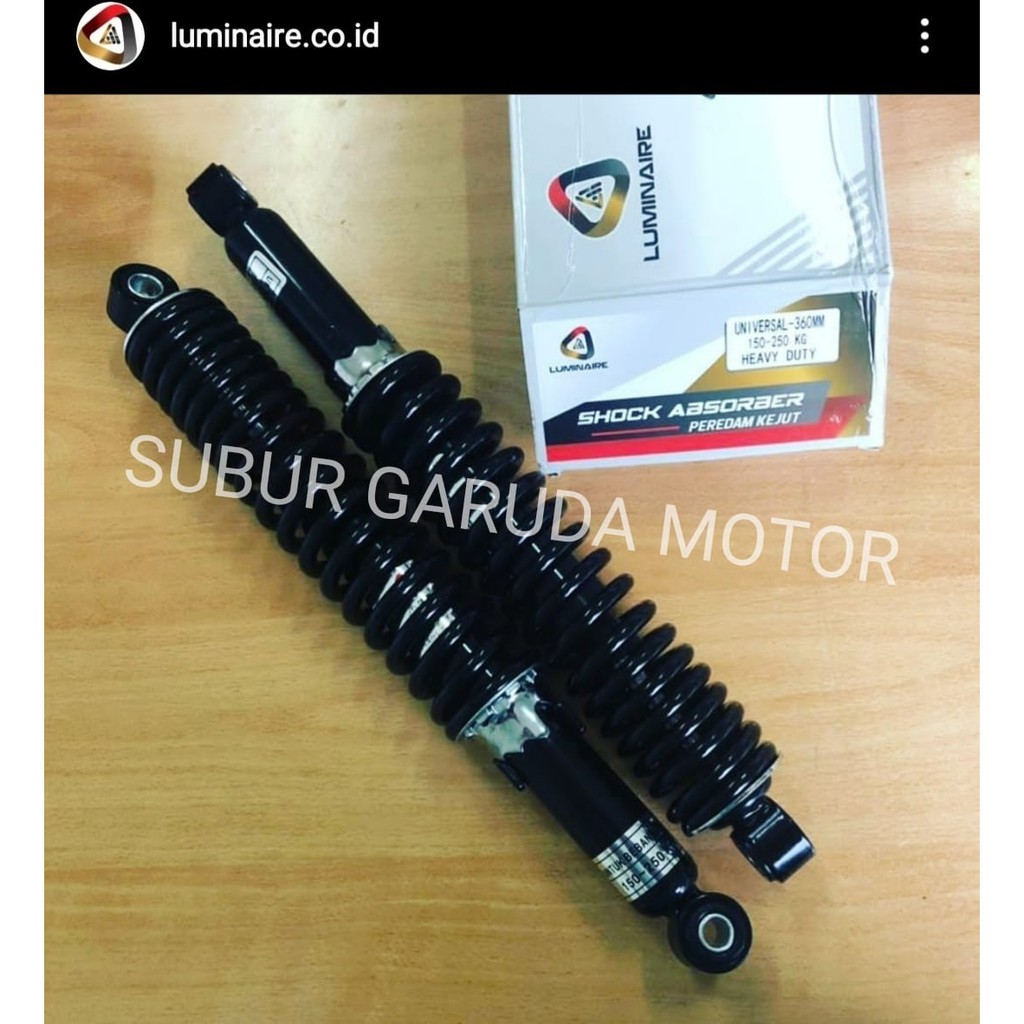 SHOCKBREAKER HEAVY DUTY SUPRA X 125 WIN SMASH 360 MM SUPRA X FIT 100 MERK LUMINAIRE KUALITAS IMPOR