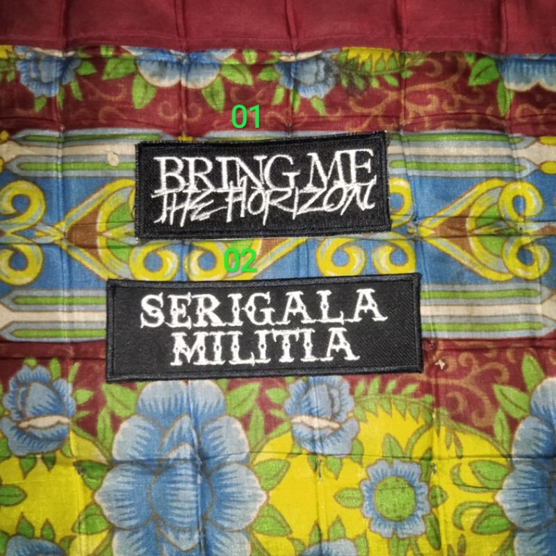 patch bordiran serigala militia jaket keren dan murah