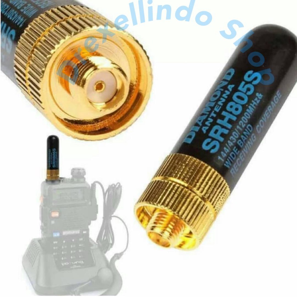 Antena Walkie Talkie HT Diamond SRH805S Dualband VHFUHF BNC SMA FEMALE