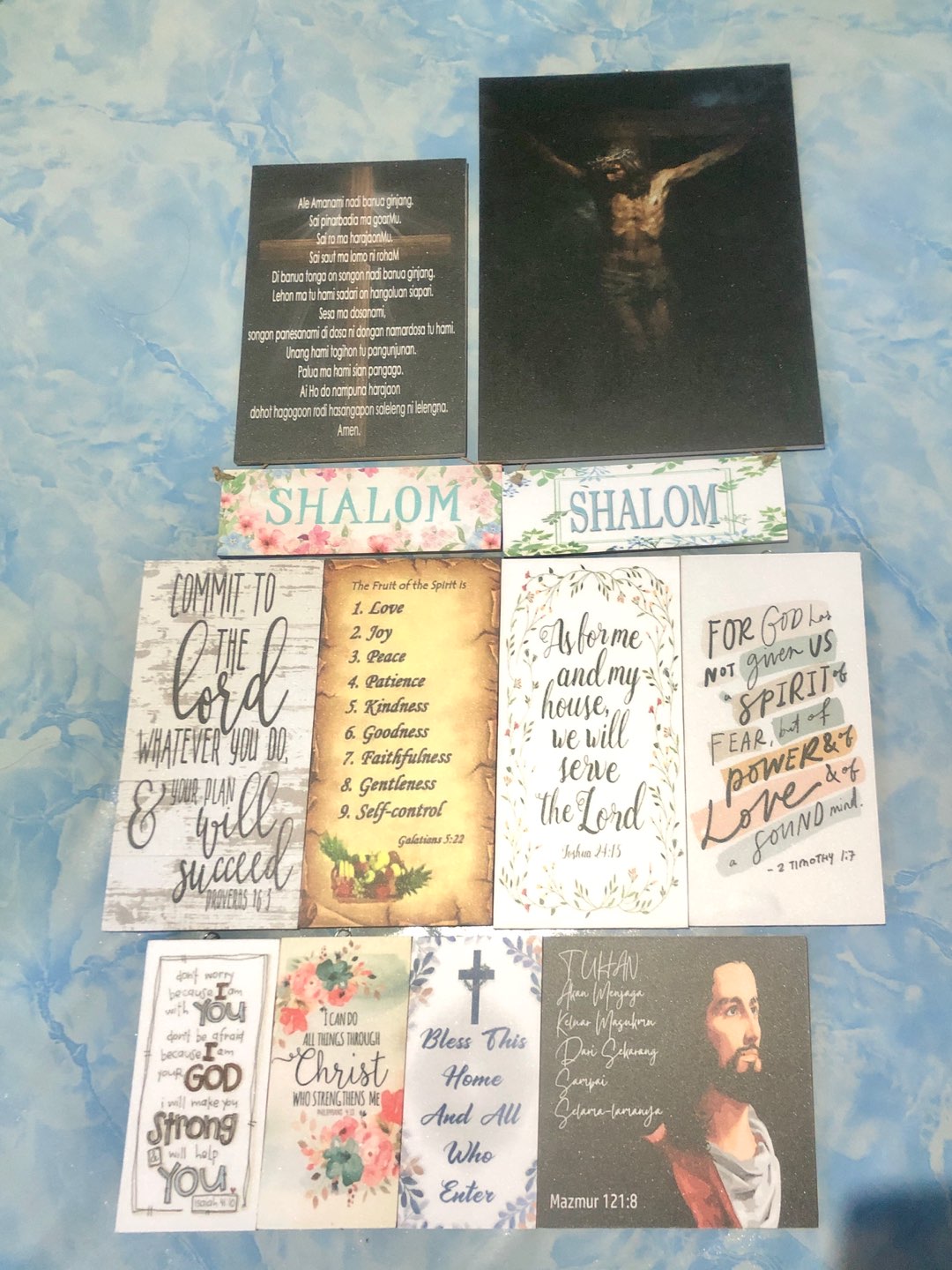 Hiasandinding/rohani/kristen/katolik/posterkayu/dekorasi/pajangan