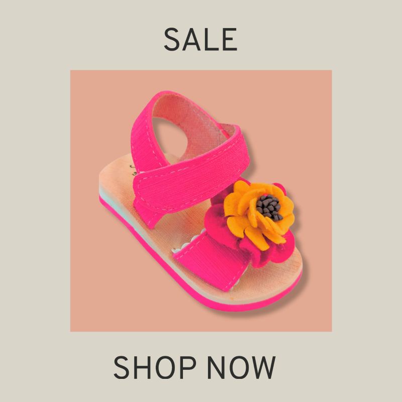 Arkn023 SandaL Anak Baby Bunga Slip-on terbaru 2022