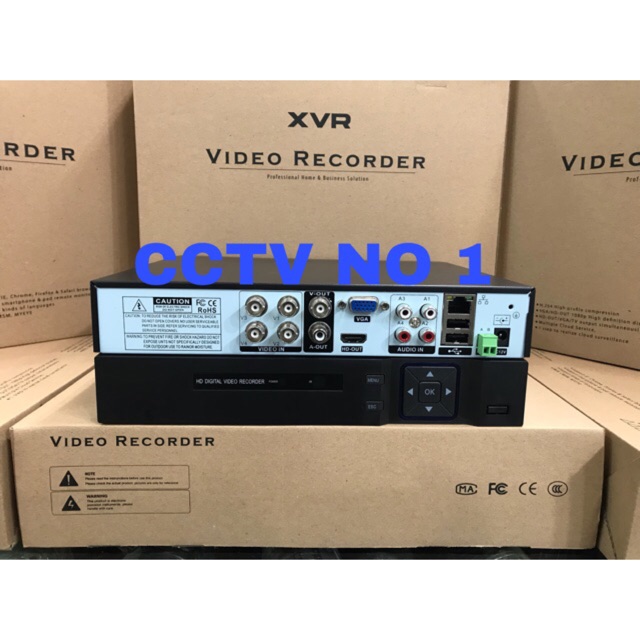Dvr stealth 4ch 5in1 full hd suport semua kamera cctv