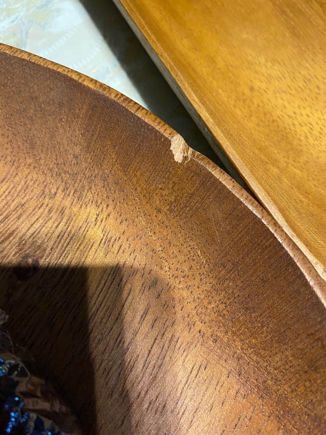 Piring Kayu Bentuk Bulat Ukuran Xl (d= 30cm) Oesing Craft