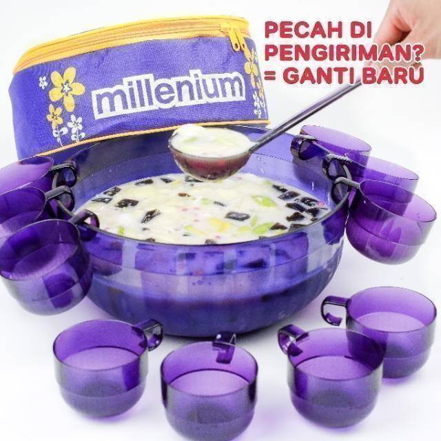 Millenium Cocktail Set / mangkuk gelas cangkir es sop buah