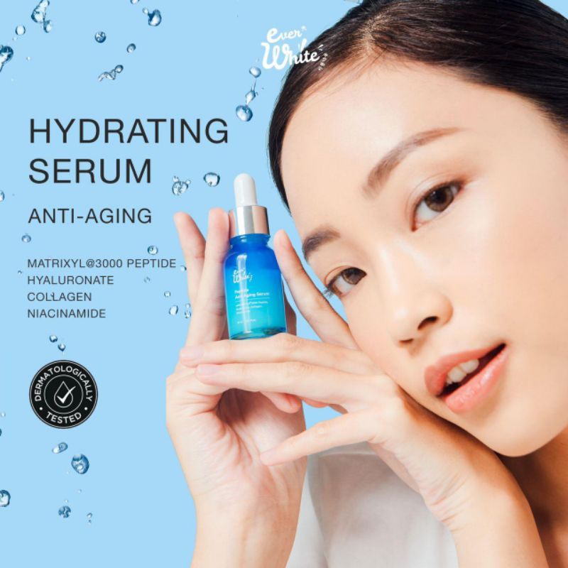 Everwhite Peptide Anti-Aging Serum / EVERWHITE Peptide Eye Cream Gel / Niacinamide Brightening Serum