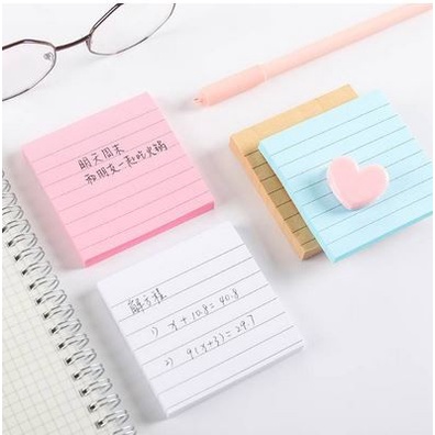 Colorful Line Sticky Notes - Stiker Memo Garis Berwarna (60 sheet)