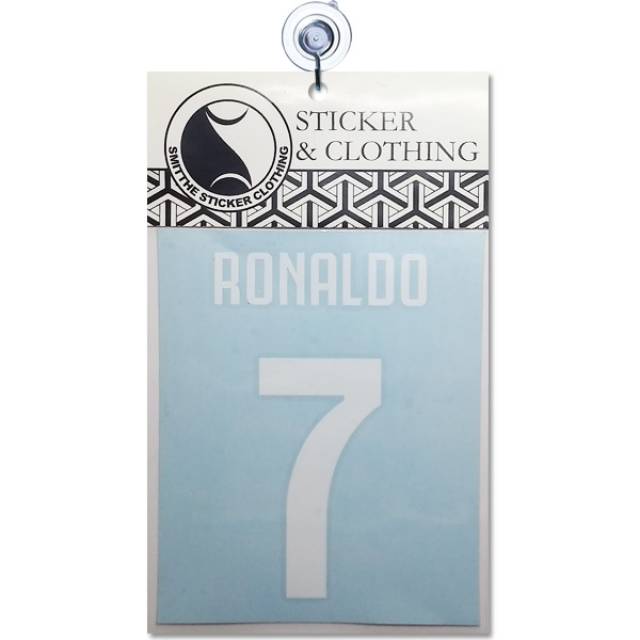 Stiker Ronaldo 7 Logo Cutting Sticker untuk aksesoris Motor Mobil 10cm