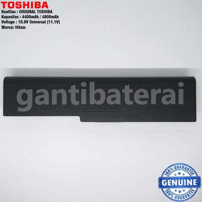 Original Baterai Toshiba L310 L510 L515 M300 M305 U400 PA3634U-1BRM