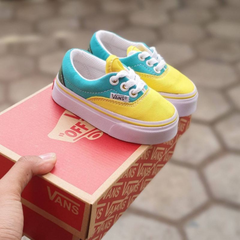 sepatu anak vans authentic multicolor terlaris size 20-30