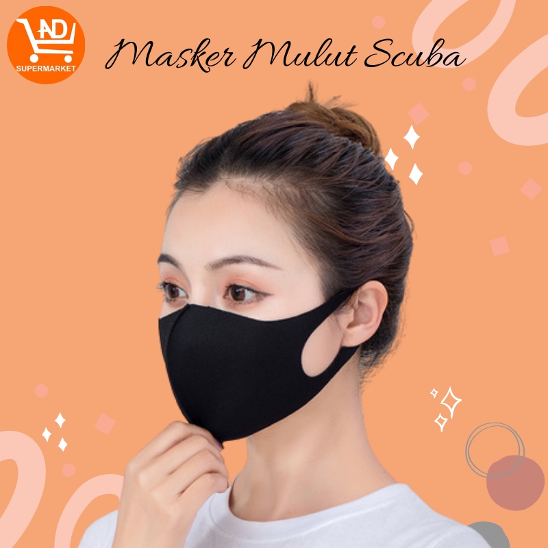 AND COD Masker Mulut KPOP / Masker Korea KPOP / Masker Artis / Anti Debu / masker scuba / MA-01-SCUBA