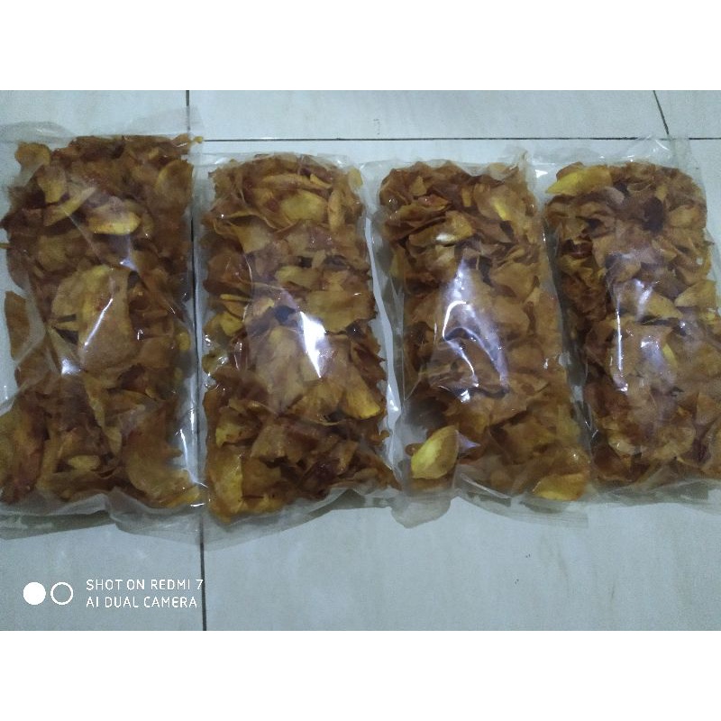 

Keripik ketela pedes manis 250gr
