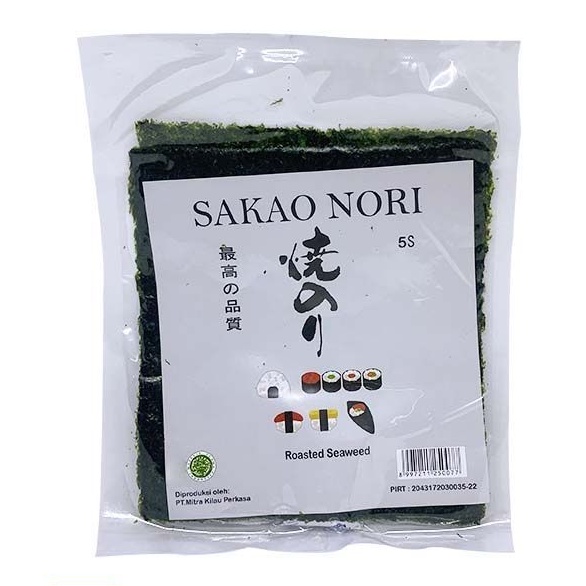 

Sakao Nori Rumput Laut 5Lembar untuk Sushi Kimbab - Sakao Seaweed