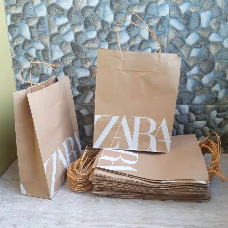 Hot Promo!! Paperbag Coklat Paper bag / tas belanja paper bag / kantong kado ulang tahun size small &amp; big