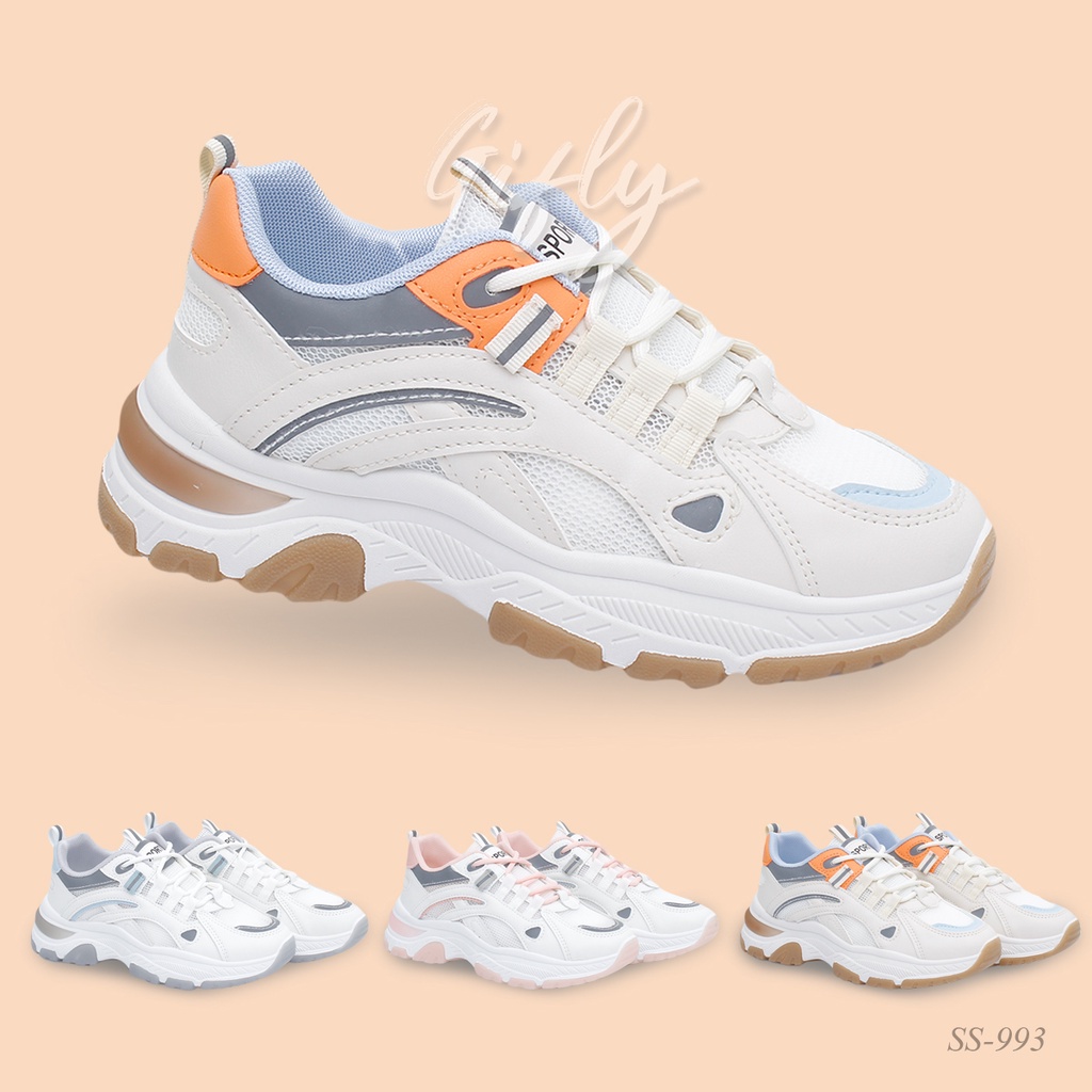 [GIFLY] Jennie Sepatu Sneakers Wanita Korea Import SS-993