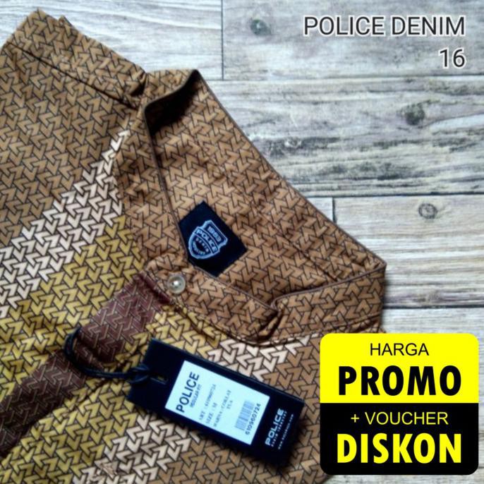 POLICE DENIM - Koko Lengan Pendek - 016 Reguler, M