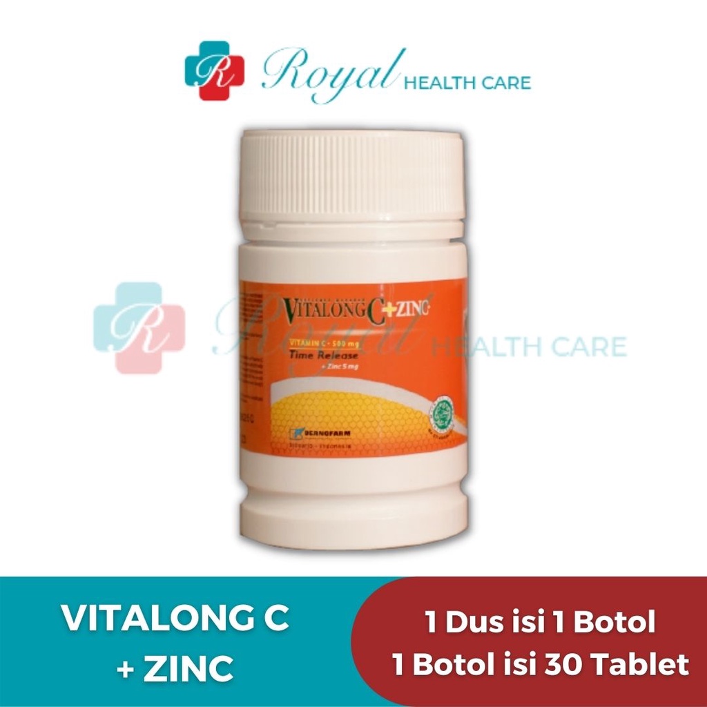 VITALONG C + ZINC 30 KAPSUL MULTIVITAMIN C - ZINC