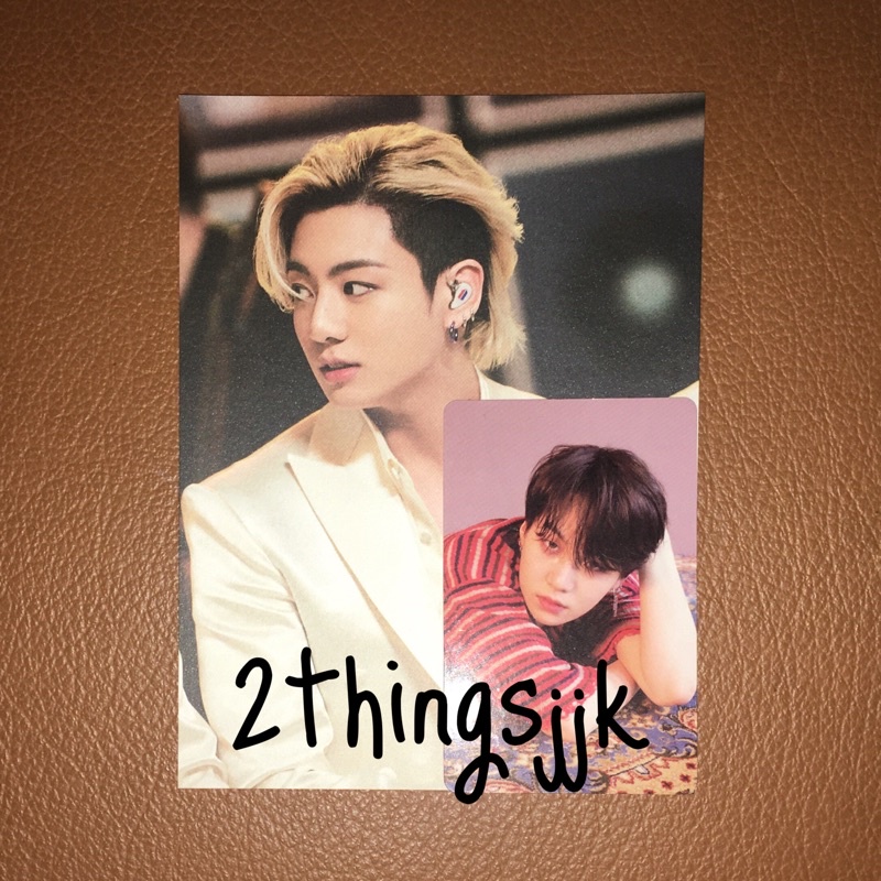 BTS Official Photocard Yoongi Suga Love Yourself Tear O JK Jungkook The Fact Postcard