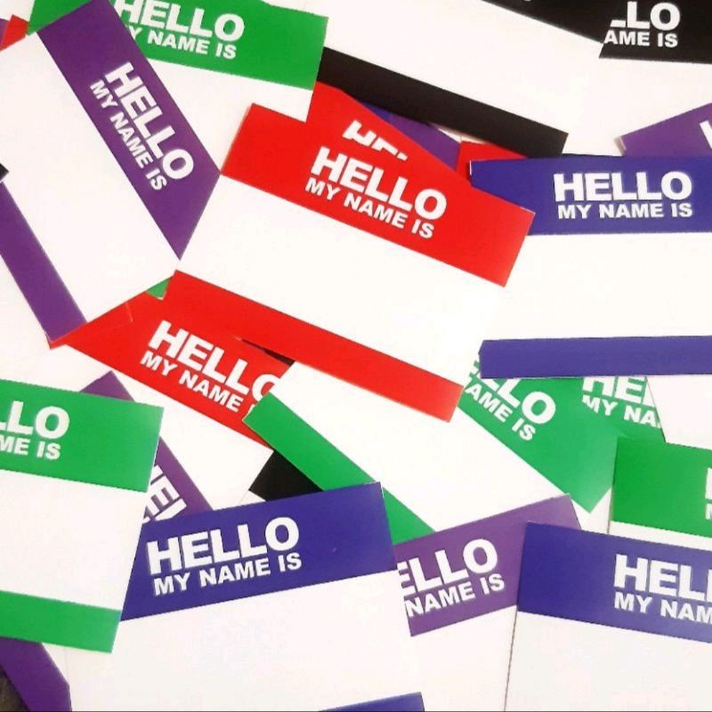 

Sticker Hello My Name Is / Sticker Graffiti Murahh !!!