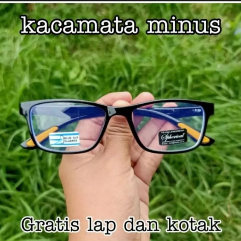 Kacamata Minus 0.50 s/d 4.00 rabun dekat pria wanita