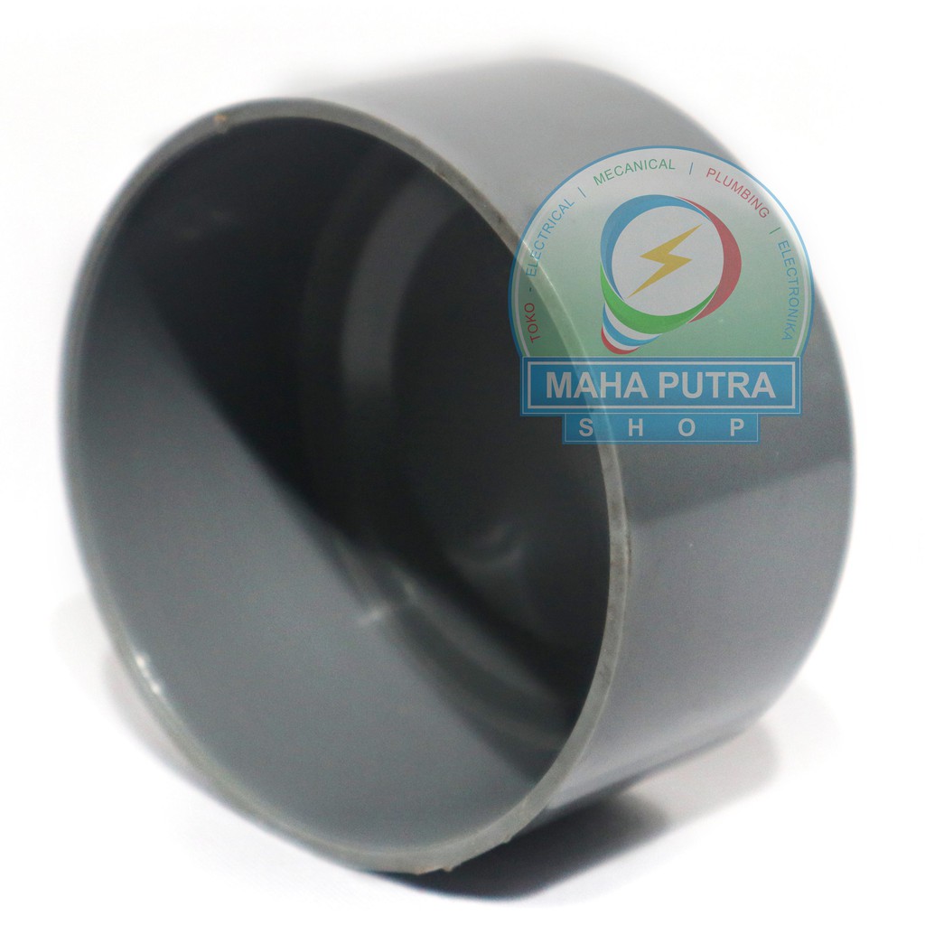 TUTUP PIPA PVC. DOP PIPA 3" INCH D MERK LANGGENG. TUTUP PIA PVC